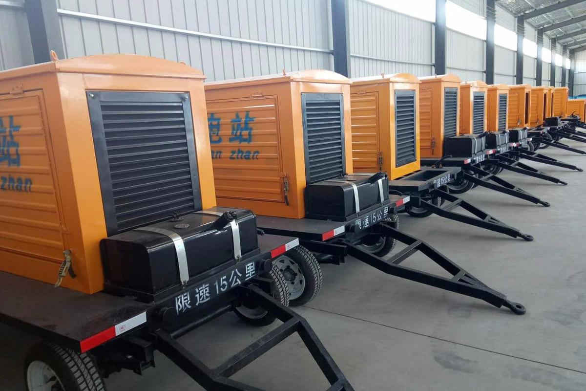 双江发电机租赁施工现场